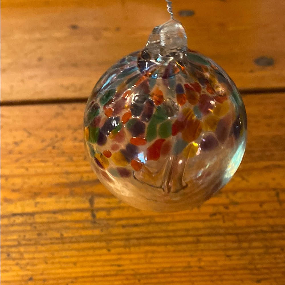 Colorful Glass Ornament